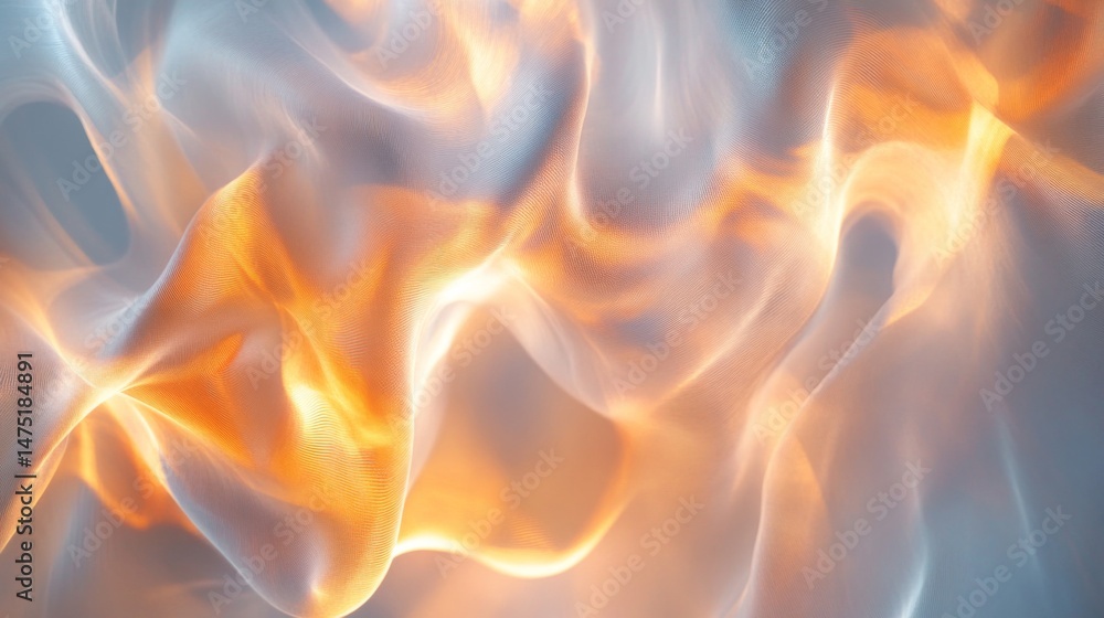 Leinwandbilder a soft-focus abstract background with blurred shapes and light reflections, creating a dreamy and et
