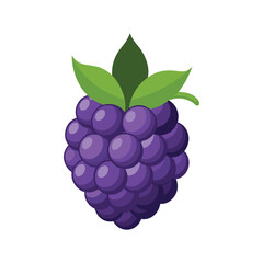 Blackberry and Blueberry – Fresh, Juicy, and Lush Fruit Illustration