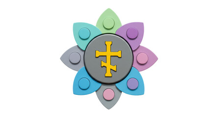 Isolated Christian Symbol