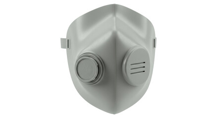 Isolated Protective Face Mask on White Background