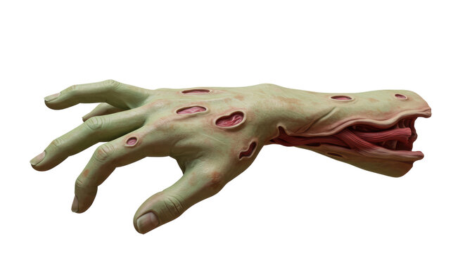 Isolated Zombie Hand