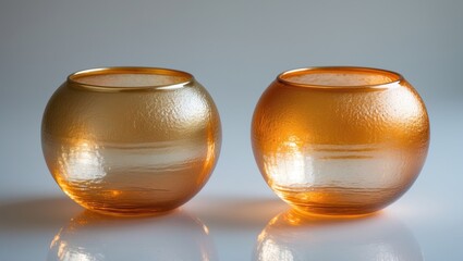 Premium Gold Mug with Antique Aesthetic in the Back