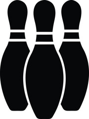 bowling pins icon vector illustration