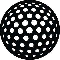 golf ball icon vector illustration