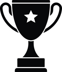 trophy icon vector illustration