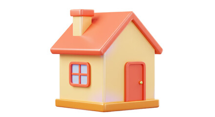 Isolated Cartoon House