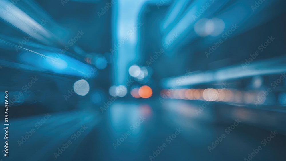 Poster background for design in blue abstract style