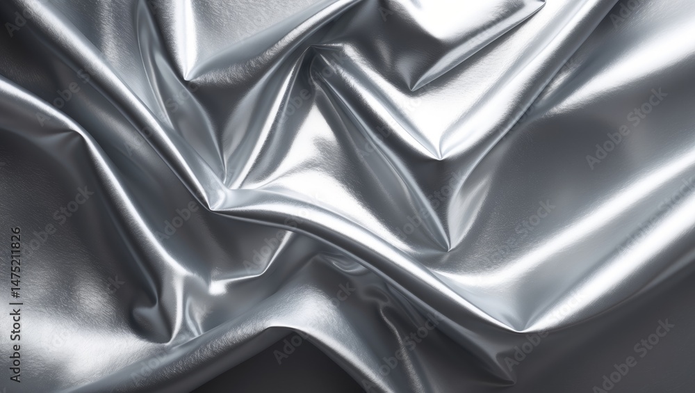 Poster abstract silver and white gradient pattern with sparkle effects