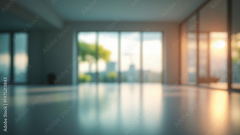 Poster clean, bright living room background featuring empty space and subtle textures
