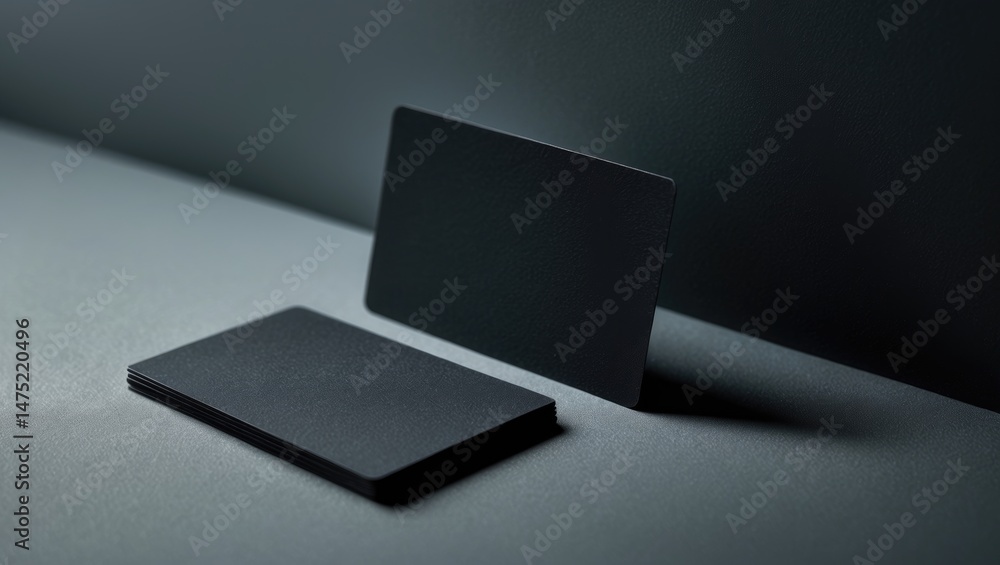 Aufkleber office identity card with paper texture and presentation style