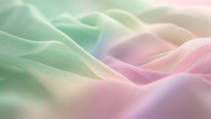 Fototapeta premium Rainbow mesh gradient with a blurred background effect