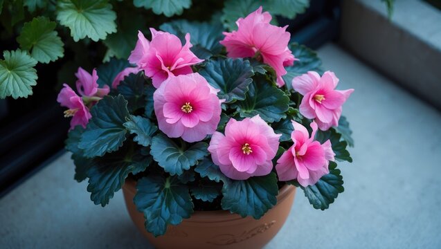 Pink Begonia