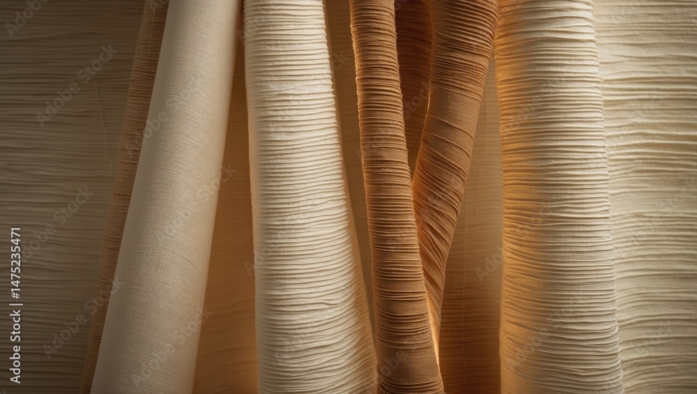 Poster background with canvas fabric texture showcasing textile surface pattern.