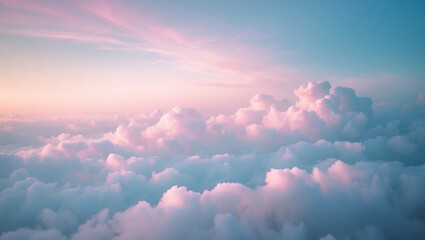 Cloud-filled sky in a natural setting