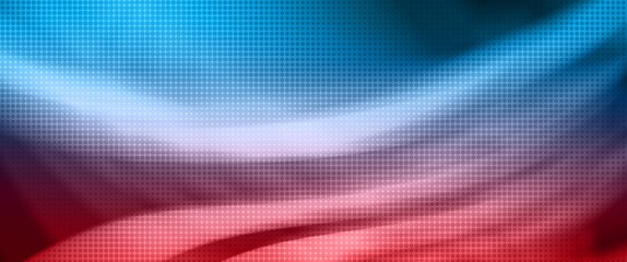 blue and pink abstract wave with motion blur and halftone texture