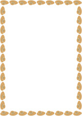 Summer straw hat frame. Hello summer vacation template. Womens beach hat. Frame with empty space