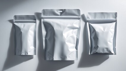Detailed images of different bags on a white background, each taken separately