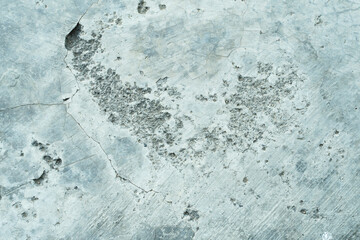 Cracked and weathered concrete is showing its age