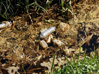 Environmental pollution with plastic waste in water
