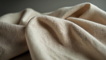 Fashion-inspired closeup of hemp and burlap textile for sofa decor