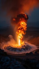 Meteorite Impact on Earth – Epic Cinematic Visualization of Cosmic Collision