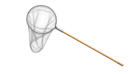 Isolated Fishing Net