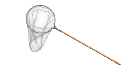 Isolated Fishing Net