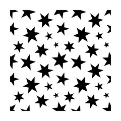 Obraz premium Poinsettia Floral Arrangement Pattern on White Background Christmas Flower Seamless Design