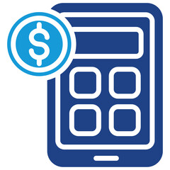 Mobile Budgeting Icon