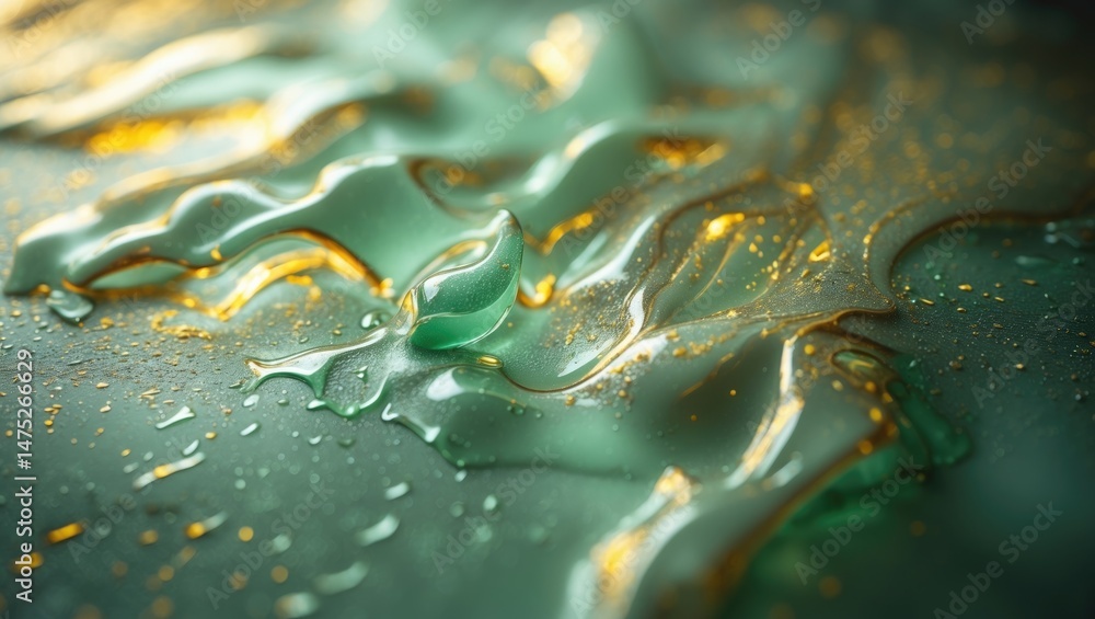 Poster Glass texture displaying scattered reflections of light. Abstract technology background.