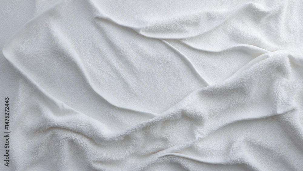Poster white towel surface detail with seamless background pattern