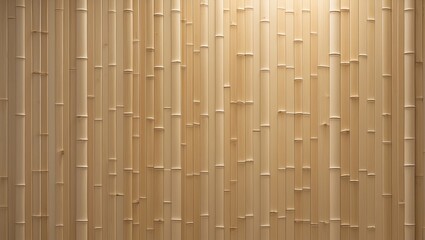 Detailed View Bamboo Structure Emphasizing