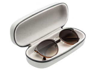 Sunglasses case PNG, eyeglass case PNG, protective glasses pouch PNG, accessory case PNG, transparent background image
