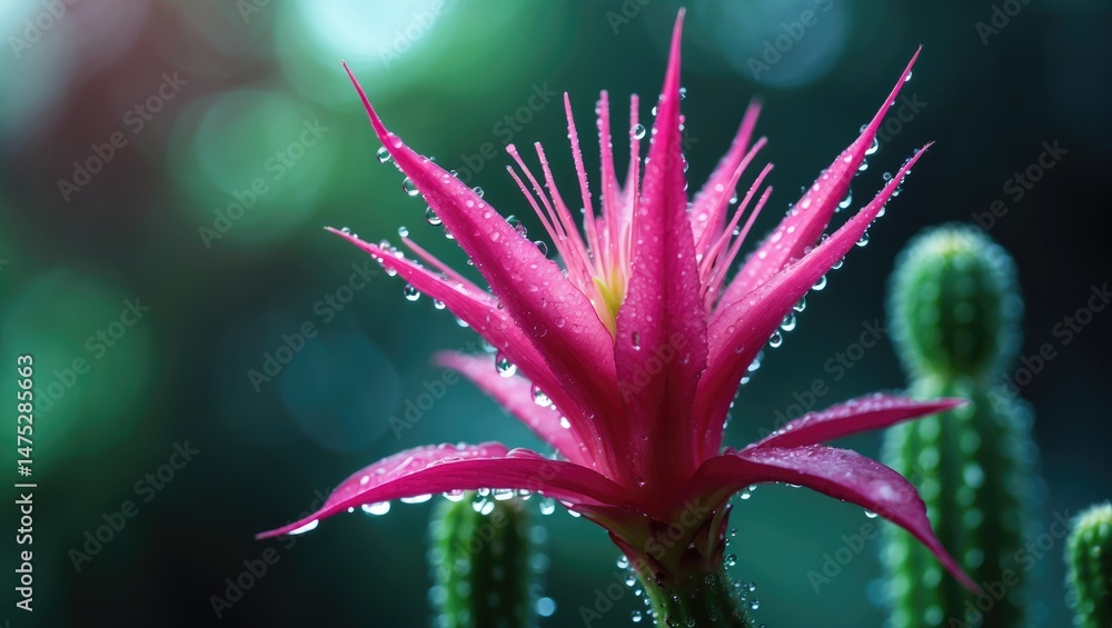 Poster schlumbergera consists of a small group of cacti.