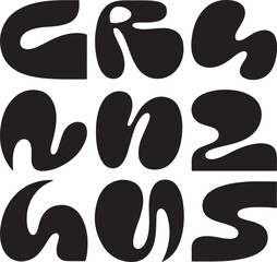 seamless latter with icon 