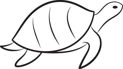 turtle cartoon coloring book silhouette 