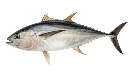 Fototapeta premium Tuna animal PNG, tuna fish PNG, saltwater fish PNG, seafood PNG, transparent background image