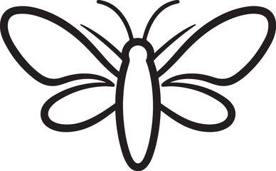 black and white butterfly