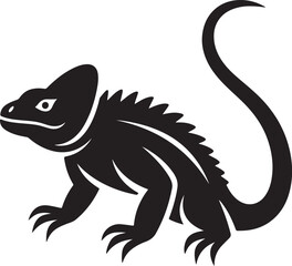 Lizard silhouette EPS vector