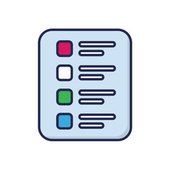 Fitness Program Vector icon