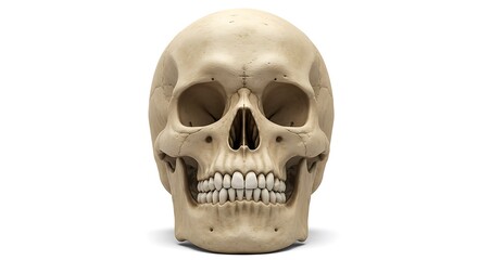 Fototapeta premium Human Skull Anatomy: Detailed 3D Model