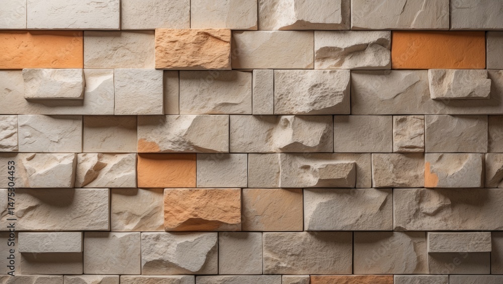 Aufkleber background surface featuring abstract pattern of imitation stone tile