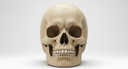 Obraz premium Human Skull Anatomy: Detailed 3D Model