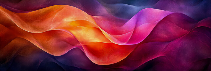Fototapeta premium Abstract Fluidity: A dynamic swirl of warm and cool tones, ideal as a desktop background