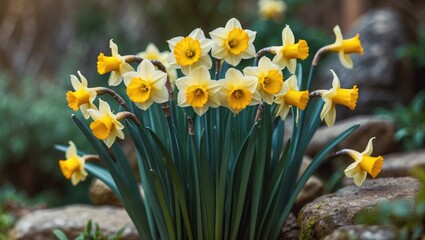 Fresh daffodils and floral blooms marking spring's start