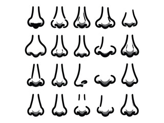 Nose Vector Icon Pack
