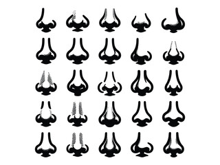 Nose Vector Icon Pack