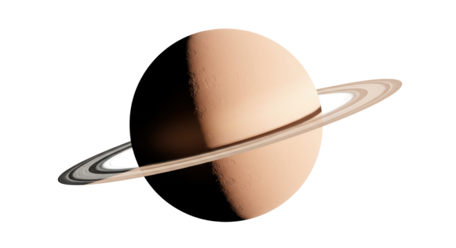 Isolated Planet Saturn