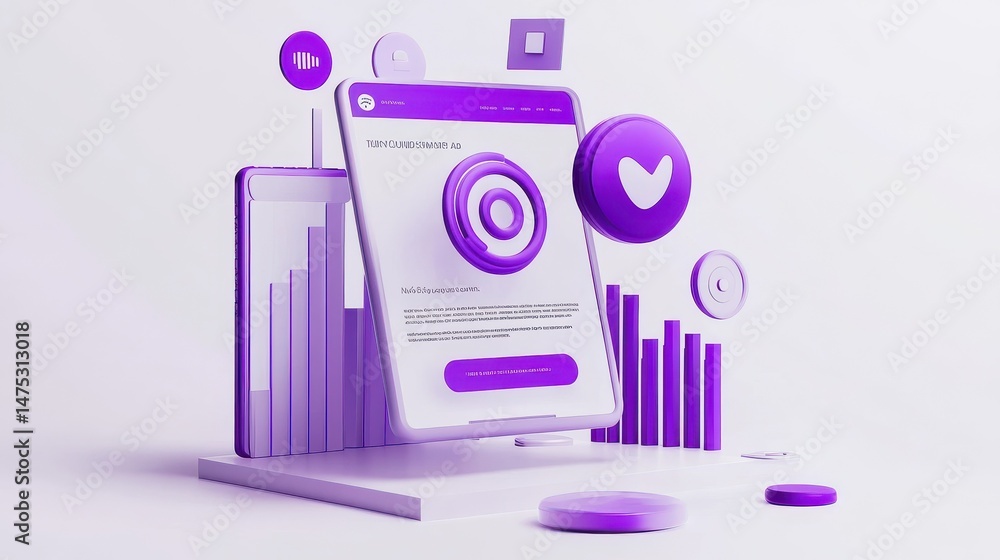 Poster concumers with devices get targeted ads and messages. multi device targeting, reaching audience, cro