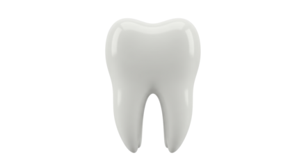 Isolated White Tooth